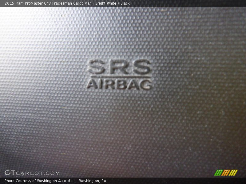 Bright White / Black 2015 Ram ProMaster City Tradesman Cargo Van