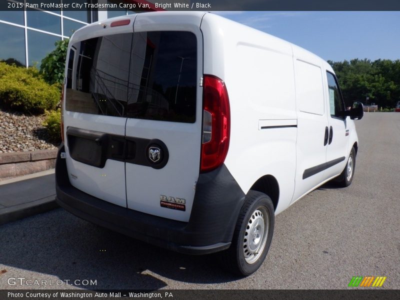 Bright White / Black 2015 Ram ProMaster City Tradesman Cargo Van