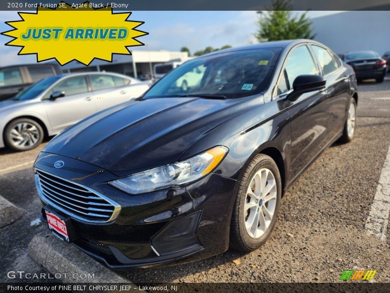 Agate Black / Ebony 2020 Ford Fusion SE