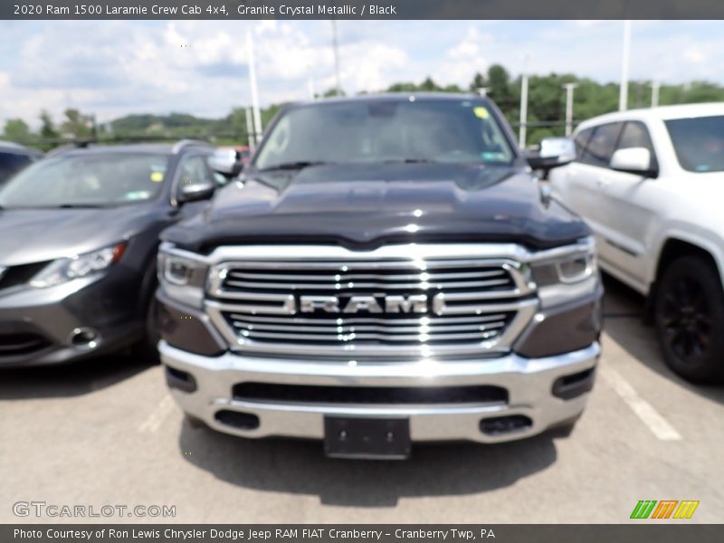 Granite Crystal Metallic / Black 2020 Ram 1500 Laramie Crew Cab 4x4