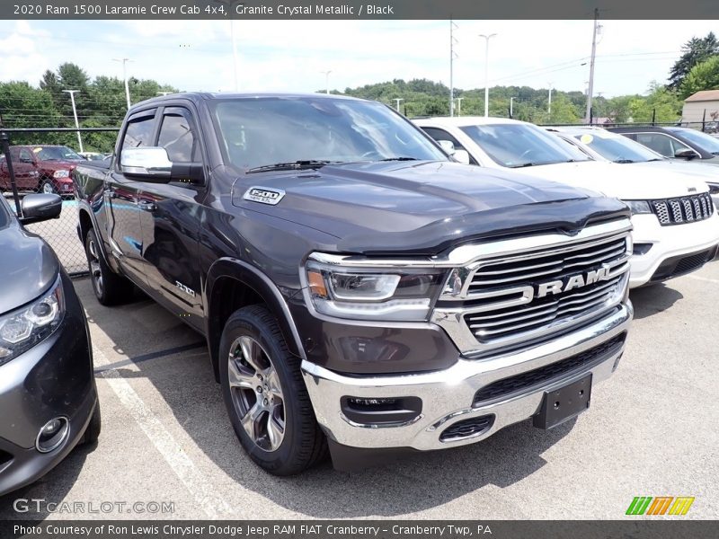 Granite Crystal Metallic / Black 2020 Ram 1500 Laramie Crew Cab 4x4