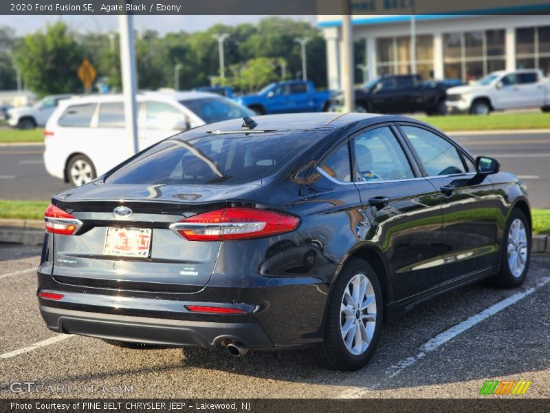 Agate Black / Ebony 2020 Ford Fusion SE