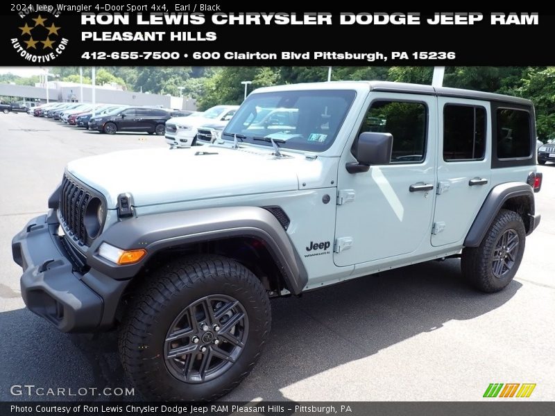 Earl / Black 2024 Jeep Wrangler 4-Door Sport 4x4