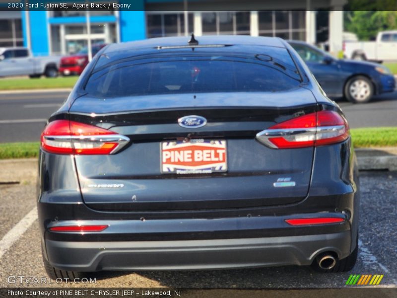 Agate Black / Ebony 2020 Ford Fusion SE