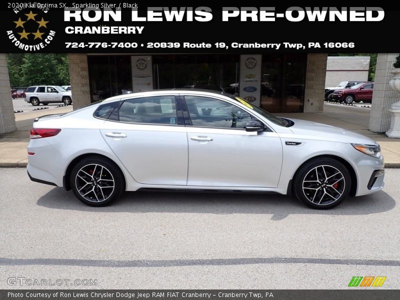 Sparkling Silver / Black 2020 Kia Optima SX