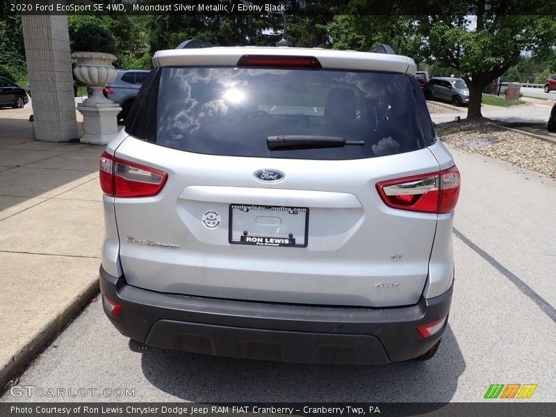 Moondust Silver Metallic / Ebony Black 2020 Ford EcoSport SE 4WD