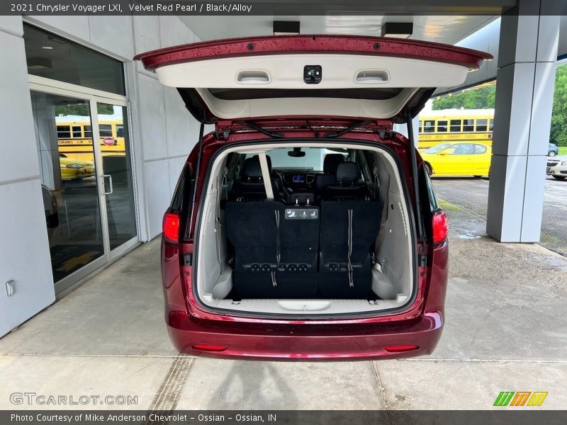 Velvet Red Pearl / Black/Alloy 2021 Chrysler Voyager LXI