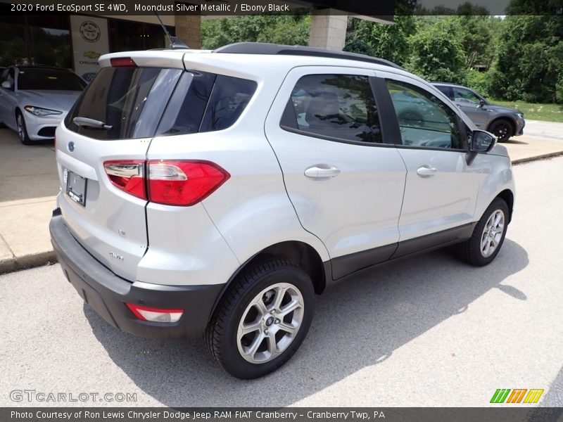 Moondust Silver Metallic / Ebony Black 2020 Ford EcoSport SE 4WD