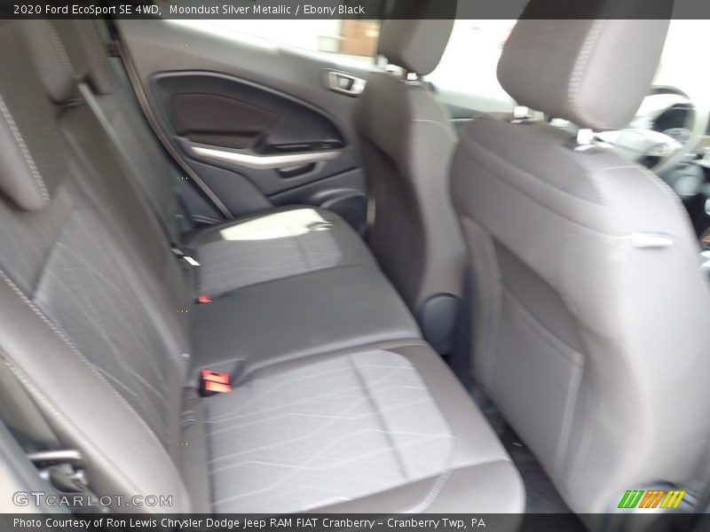 Moondust Silver Metallic / Ebony Black 2020 Ford EcoSport SE 4WD