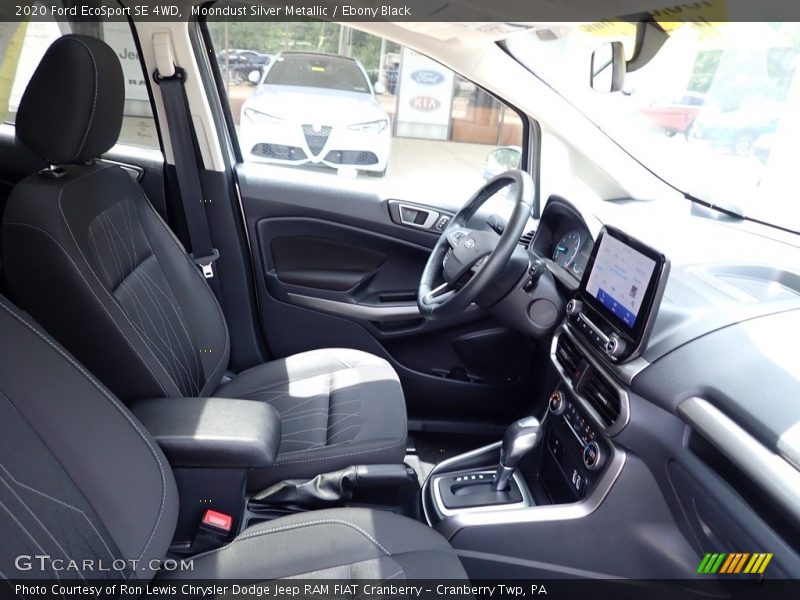 Moondust Silver Metallic / Ebony Black 2020 Ford EcoSport SE 4WD