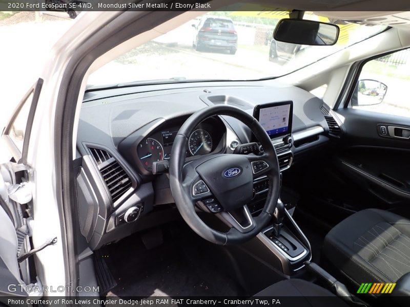 Moondust Silver Metallic / Ebony Black 2020 Ford EcoSport SE 4WD