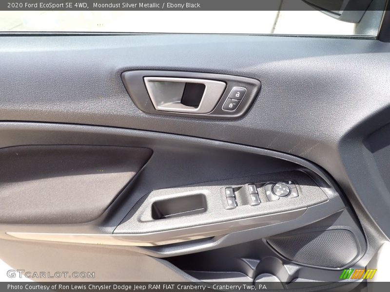 Moondust Silver Metallic / Ebony Black 2020 Ford EcoSport SE 4WD