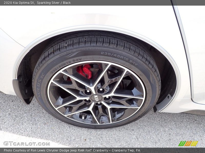 Sparkling Silver / Black 2020 Kia Optima SX