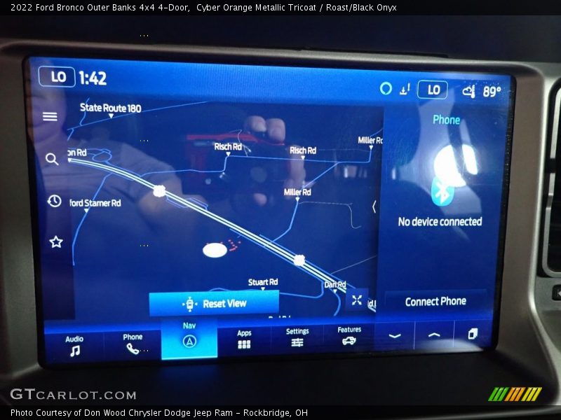 Navigation of 2022 Bronco Outer Banks 4x4 4-Door