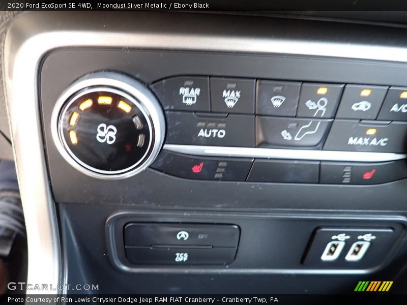 Moondust Silver Metallic / Ebony Black 2020 Ford EcoSport SE 4WD