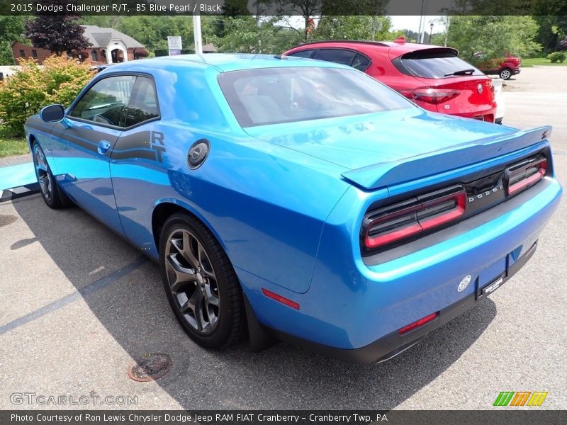 B5 Blue Pearl / Black 2015 Dodge Challenger R/T