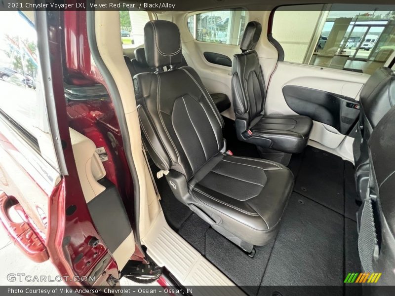 Velvet Red Pearl / Black/Alloy 2021 Chrysler Voyager LXI