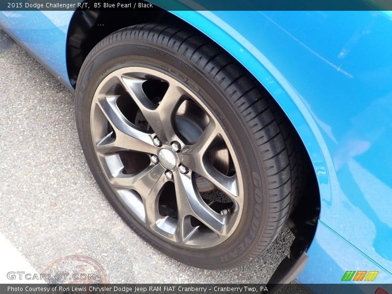 B5 Blue Pearl / Black 2015 Dodge Challenger R/T