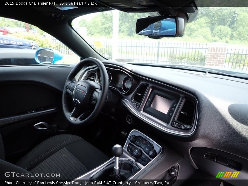 B5 Blue Pearl / Black 2015 Dodge Challenger R/T