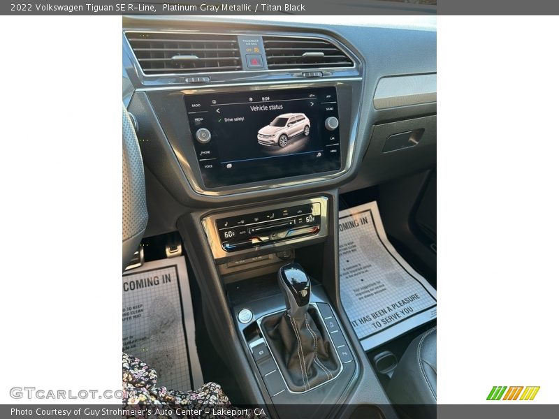 Controls of 2022 Tiguan SE R-Line