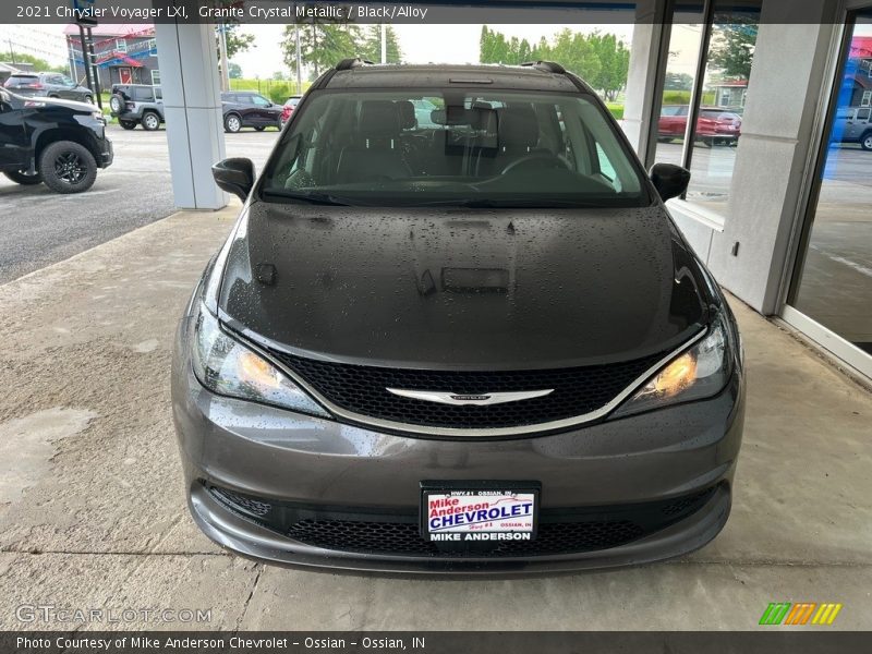 Granite Crystal Metallic / Black/Alloy 2021 Chrysler Voyager LXI