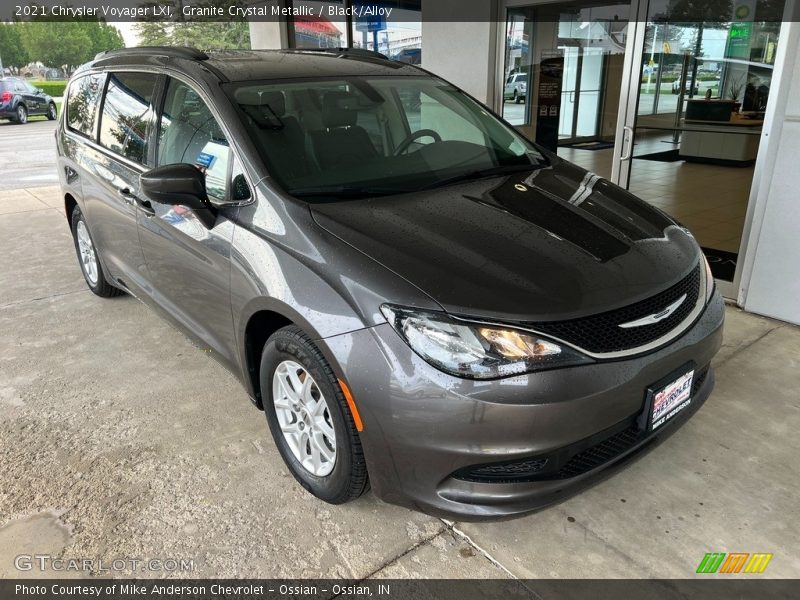 Granite Crystal Metallic / Black/Alloy 2021 Chrysler Voyager LXI