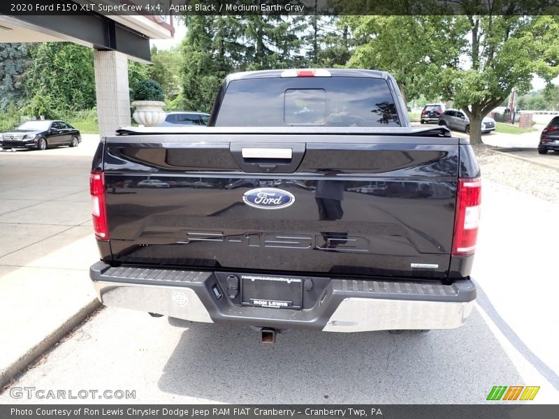 Agate Black / Medium Earth Gray 2020 Ford F150 XLT SuperCrew 4x4