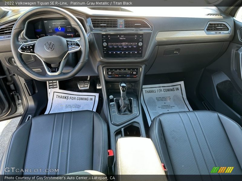  2022 Tiguan SE R-Line Titan Black Interior