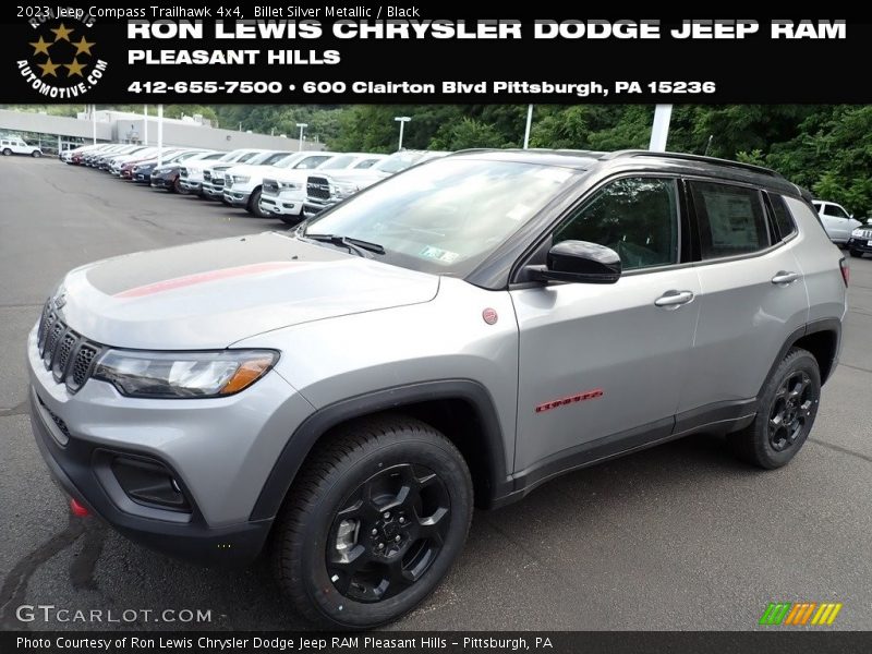 Billet Silver Metallic / Black 2023 Jeep Compass Trailhawk 4x4