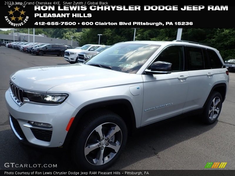 Silver Zynith / Global Black 2023 Jeep Grand Cherokee 4XE