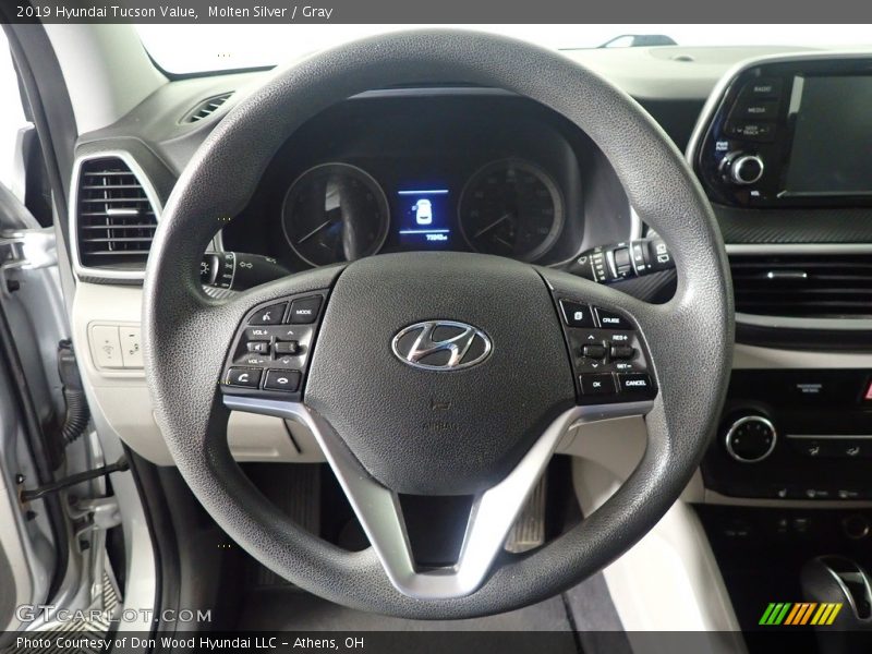Molten Silver / Gray 2019 Hyundai Tucson Value