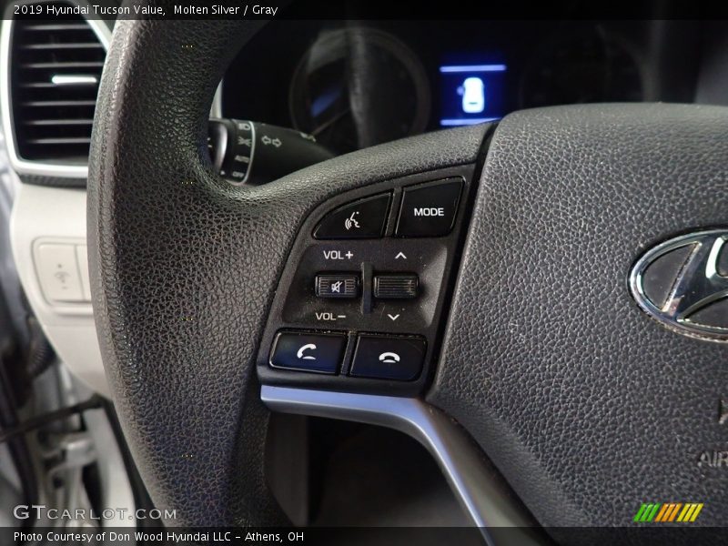 Molten Silver / Gray 2019 Hyundai Tucson Value