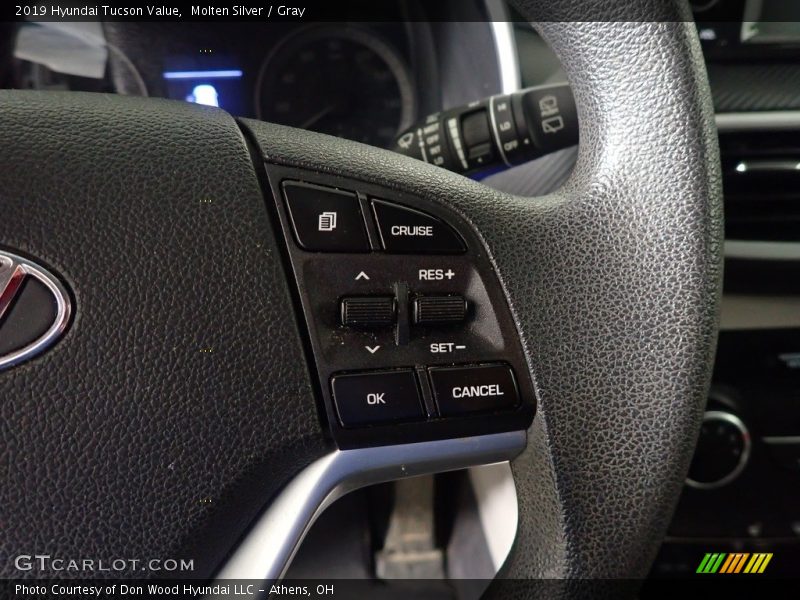 Molten Silver / Gray 2019 Hyundai Tucson Value