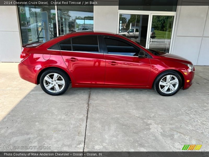 Crystal Red Tintcoat / Jet Black 2014 Chevrolet Cruze Diesel