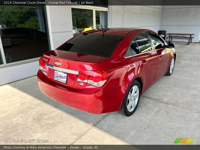 Crystal Red Tintcoat / Jet Black 2014 Chevrolet Cruze Diesel