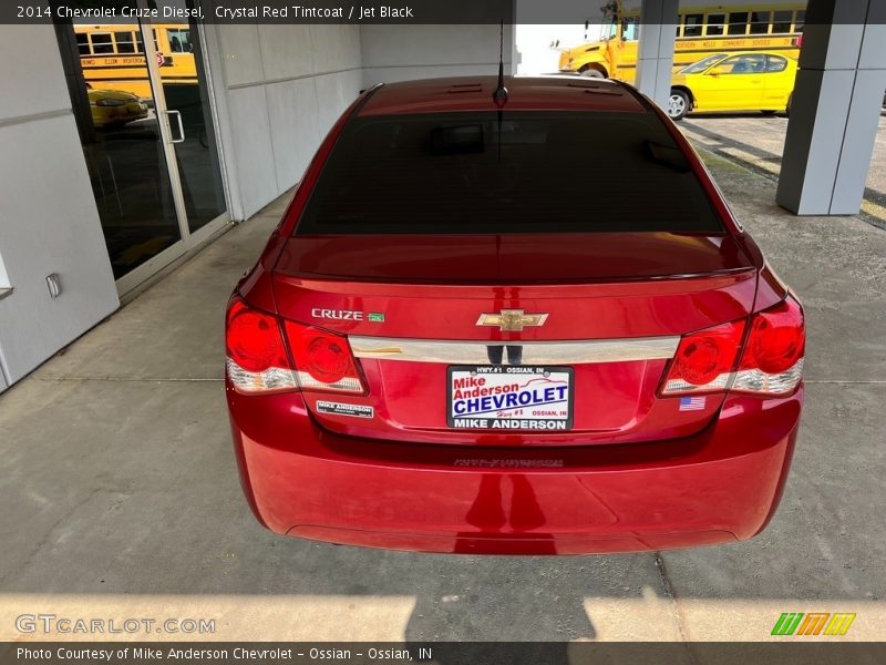 Crystal Red Tintcoat / Jet Black 2014 Chevrolet Cruze Diesel