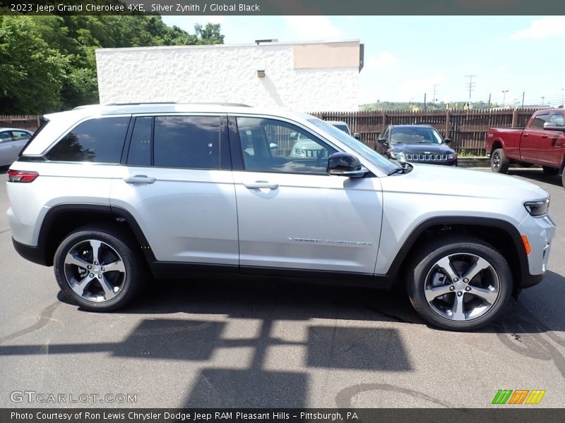 Silver Zynith / Global Black 2023 Jeep Grand Cherokee 4XE