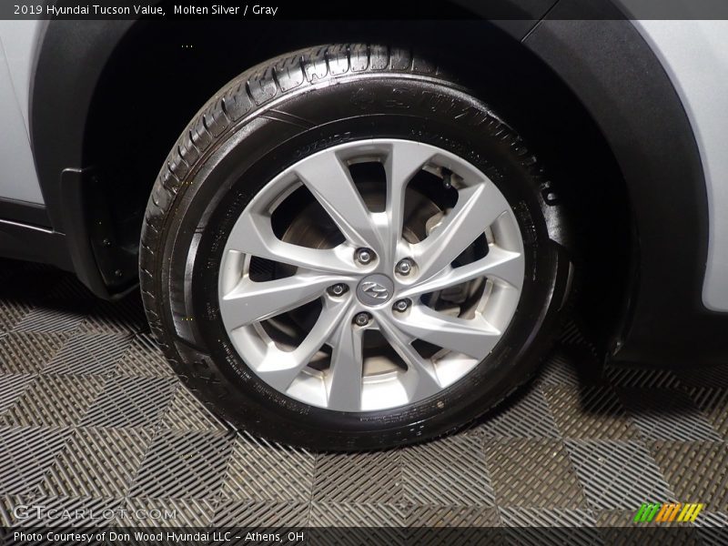 Molten Silver / Gray 2019 Hyundai Tucson Value