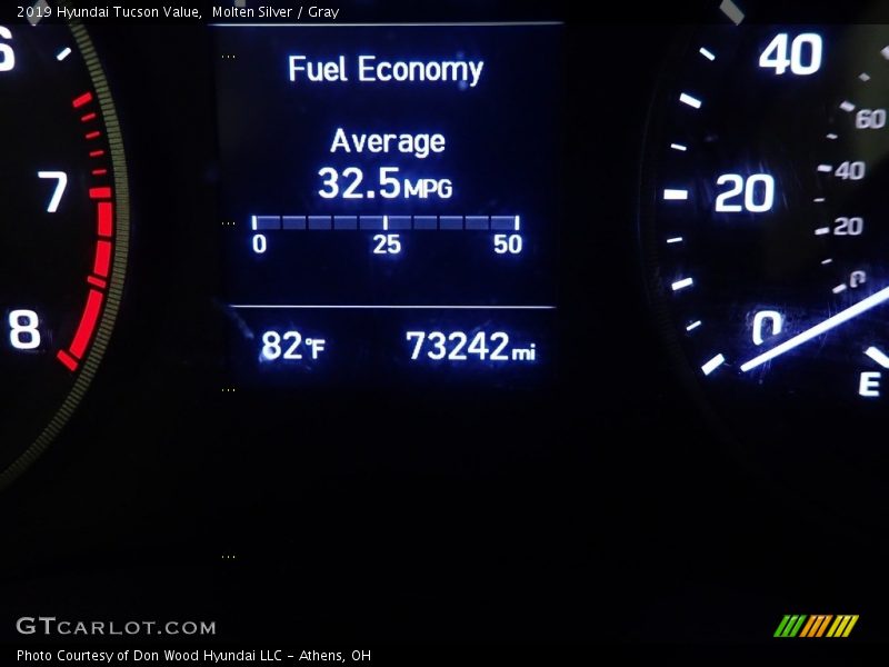Molten Silver / Gray 2019 Hyundai Tucson Value