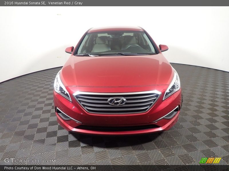 Venetian Red / Gray 2016 Hyundai Sonata SE