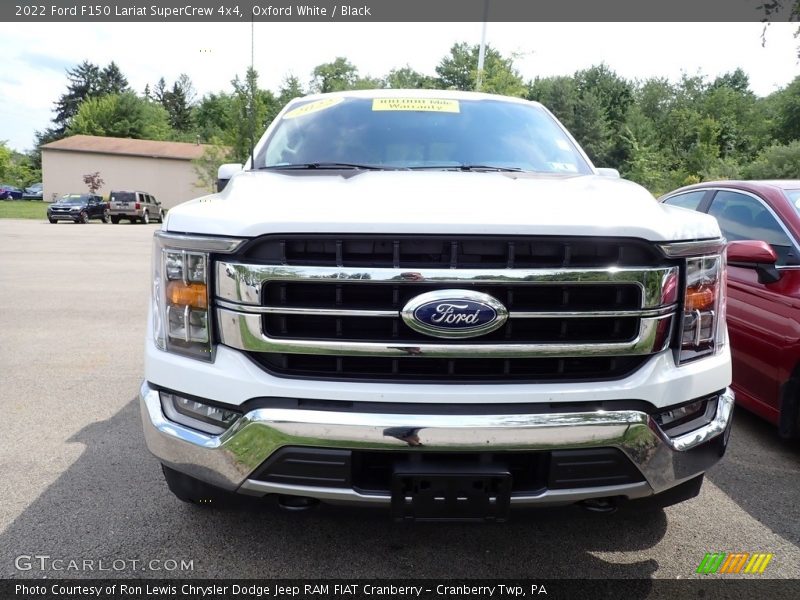 Oxford White / Black 2022 Ford F150 Lariat SuperCrew 4x4