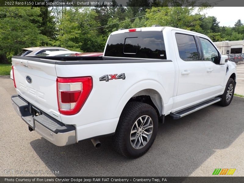 Oxford White / Black 2022 Ford F150 Lariat SuperCrew 4x4