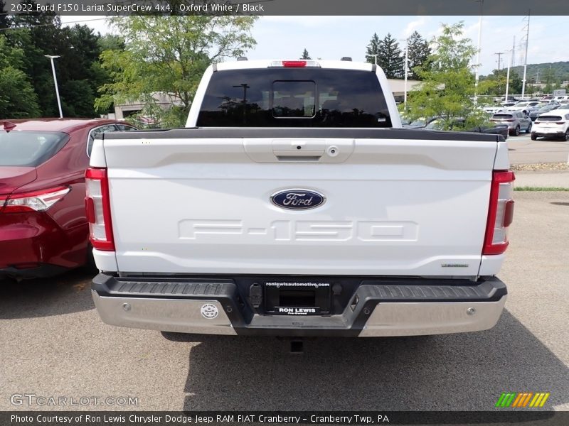 Oxford White / Black 2022 Ford F150 Lariat SuperCrew 4x4