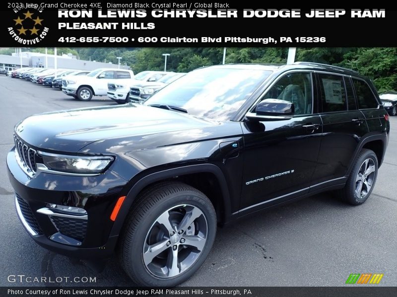 Diamond Black Crystal Pearl / Global Black 2023 Jeep Grand Cherokee 4XE