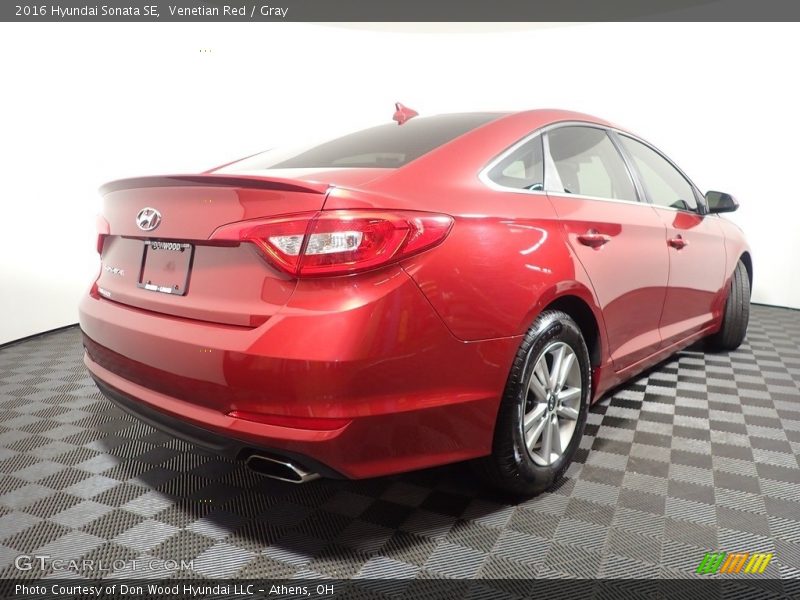 Venetian Red / Gray 2016 Hyundai Sonata SE