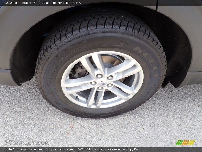 Atlas Blue Metallic / Ebony 2020 Ford Explorer XLT