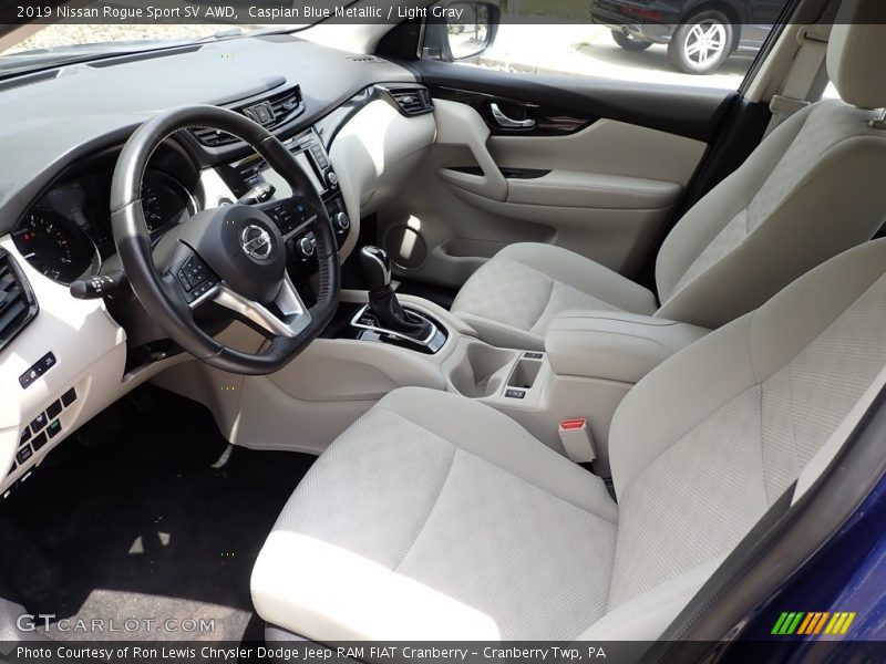  2019 Rogue Sport SV AWD Light Gray Interior