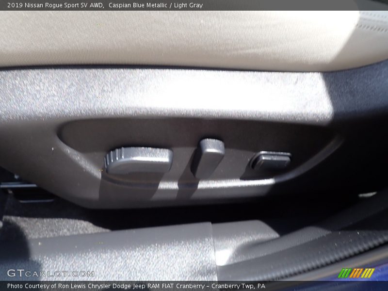 Caspian Blue Metallic / Light Gray 2019 Nissan Rogue Sport SV AWD