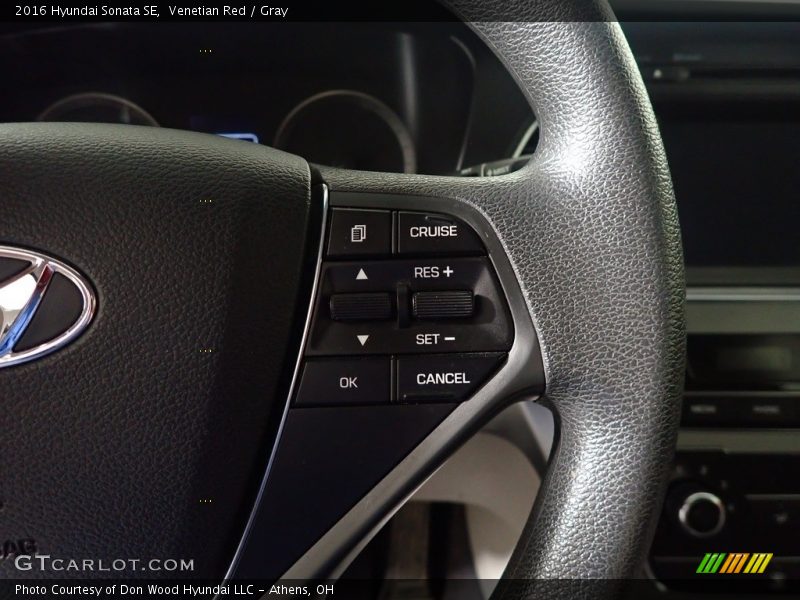 Venetian Red / Gray 2016 Hyundai Sonata SE