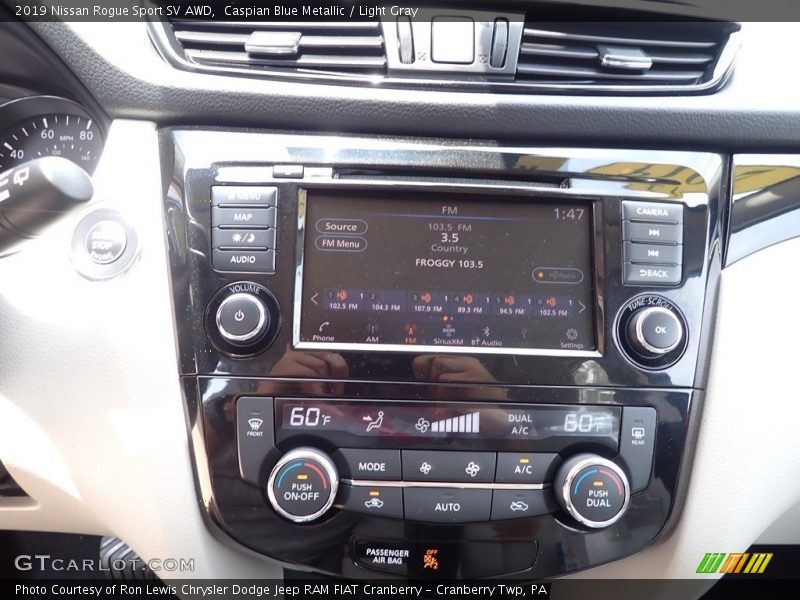 Controls of 2019 Rogue Sport SV AWD